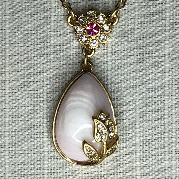 Carolee Jewelry - Carolee Blush Cameo Rose Necklace